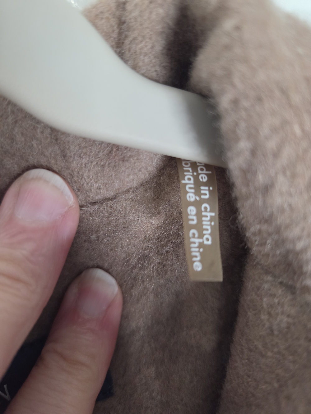 Cole Haan Camel Wool Blend Oversized Hooded Cape Collar Coat Size 10 - Picture 4 of 12